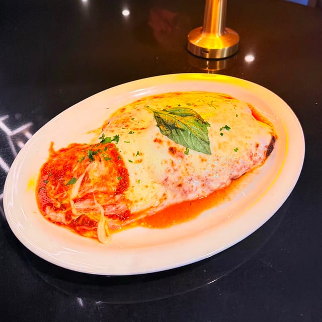 Veal Parmigiana.