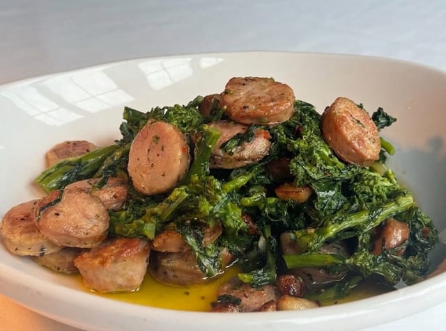 Broccoli Rabe & Sausage.
