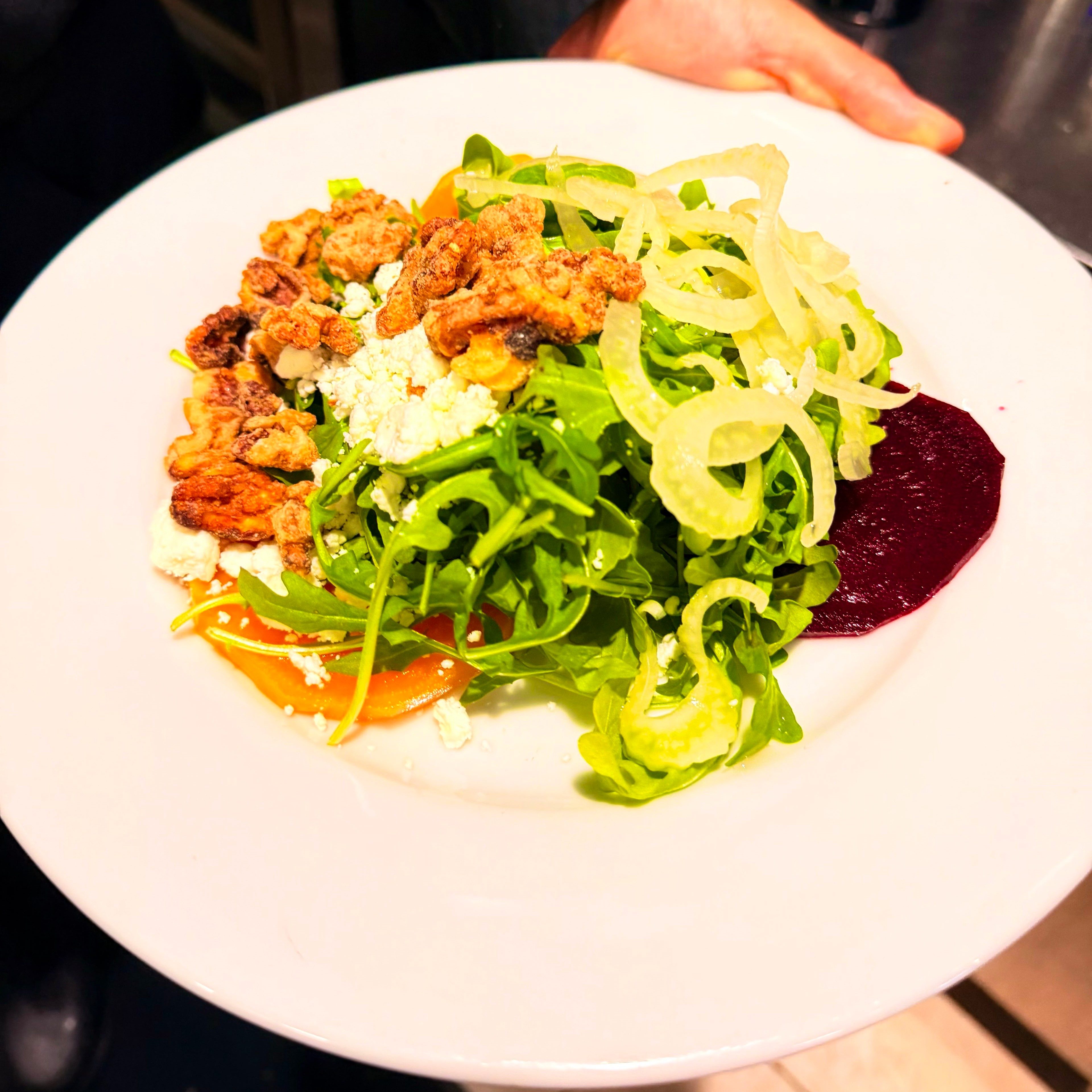 Beet & Goat Cheese Salad.