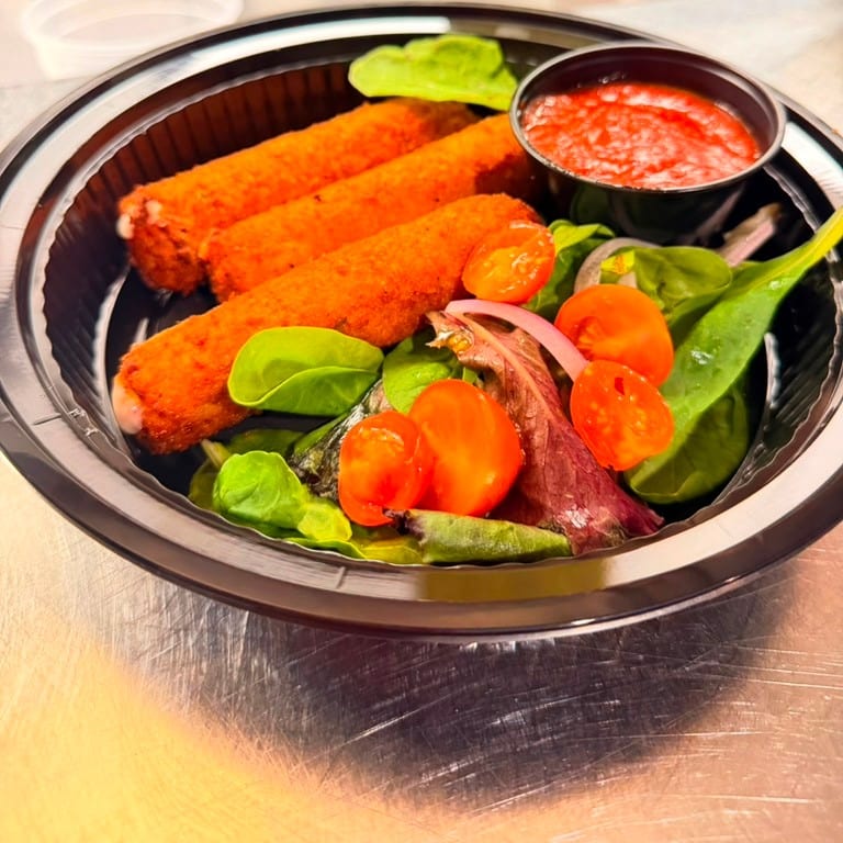 Kids' Fried Mozzarella.