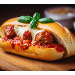 Meatball Parmigiana Sub